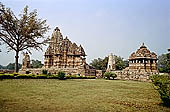 Khajuraho - Visvanatha Temple and the Nandi mandap 